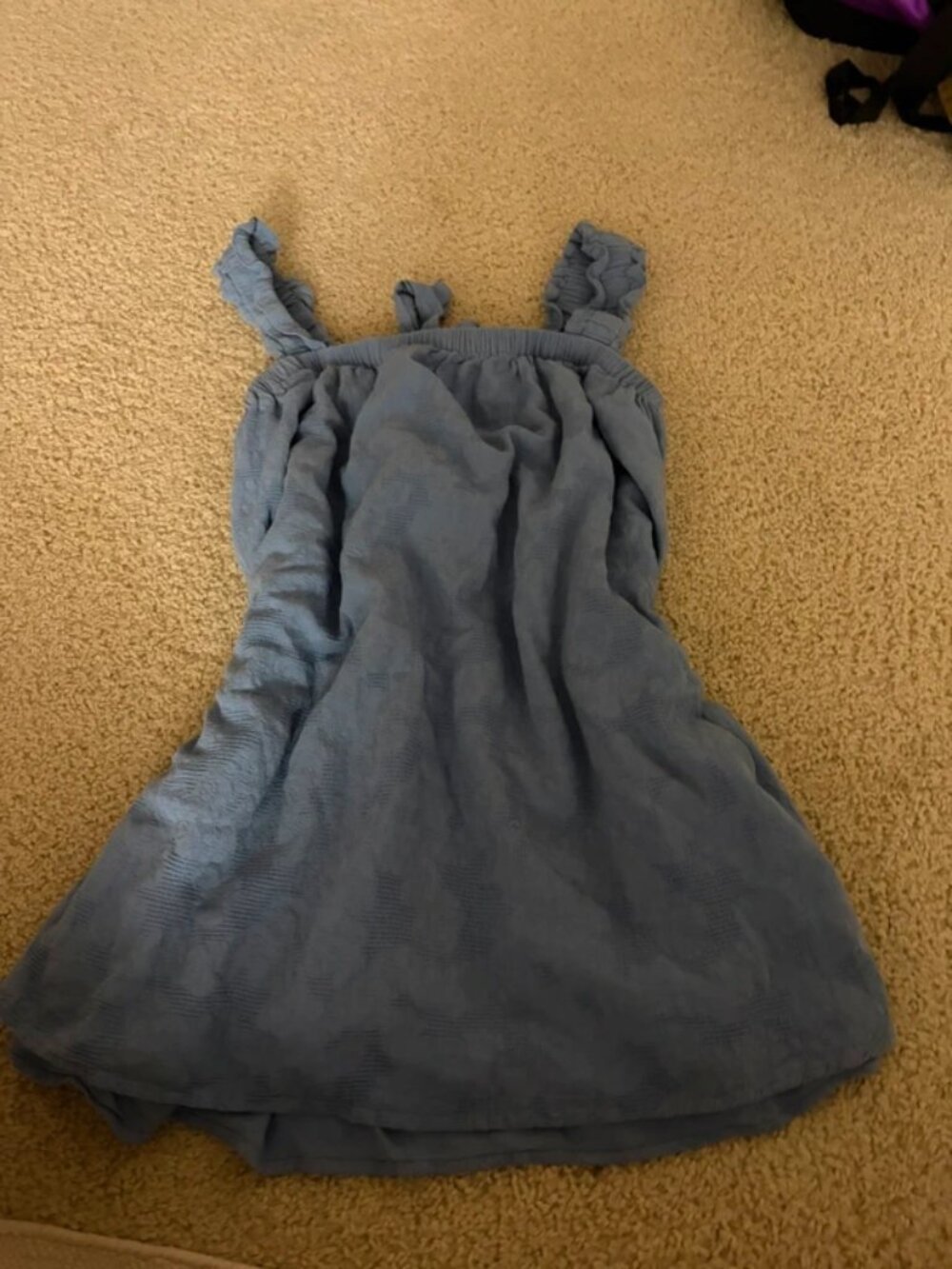 cute babydoll dress in blue